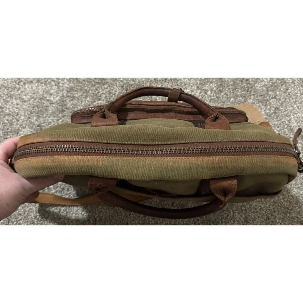 Will Signature Canvas and Bridle Leather Briefcase OUT OF STOCK‎ RARE